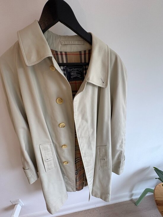 Burberry Jackets & Blazers - Vintage Burberry trench coat size S/M